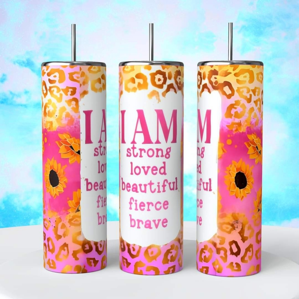 I am strong 20oz Tumbler